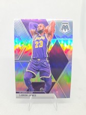 2019-20 Panini Mosaic LeBron James #8 Silver Prizm Los Angeles Lakers HOT CARD!!