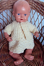 VINTAGE 14" SCHILDKROT TURTLE MARK BABY DOLL