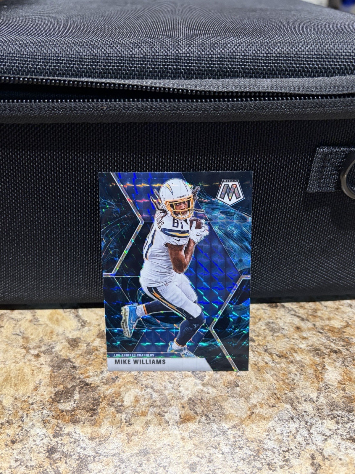 Mike Williams 2020 Mosaic Genesis Prizm SSP Shortprint Los Angeles Chargers #114