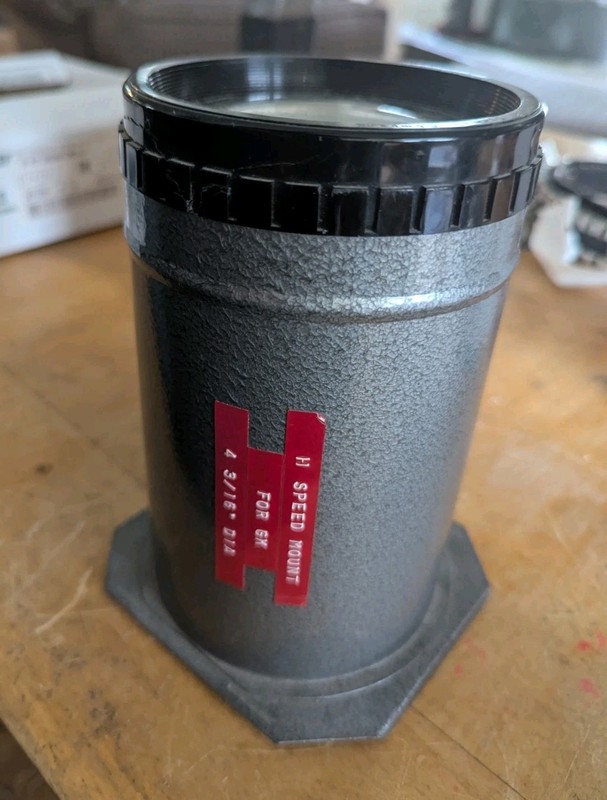 American Optical 20" Speed Mount 6x Large Projector Lense