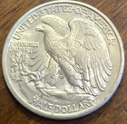 1934 WALKING LIBERTY SILVER HALF DOLLAR UNC Strong Strike Full Breast Fearhers