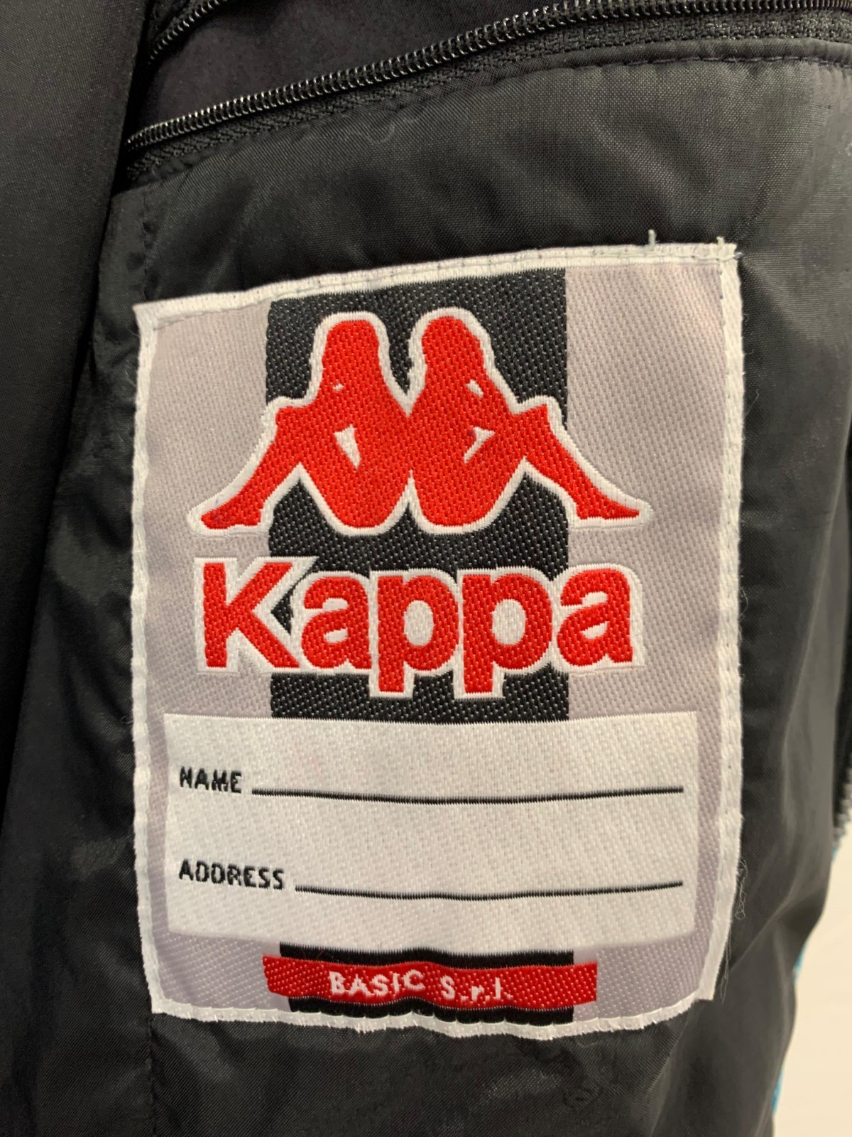Kappa Basic 2XL Puffer Jacket Black Blue Vintage … - image 4