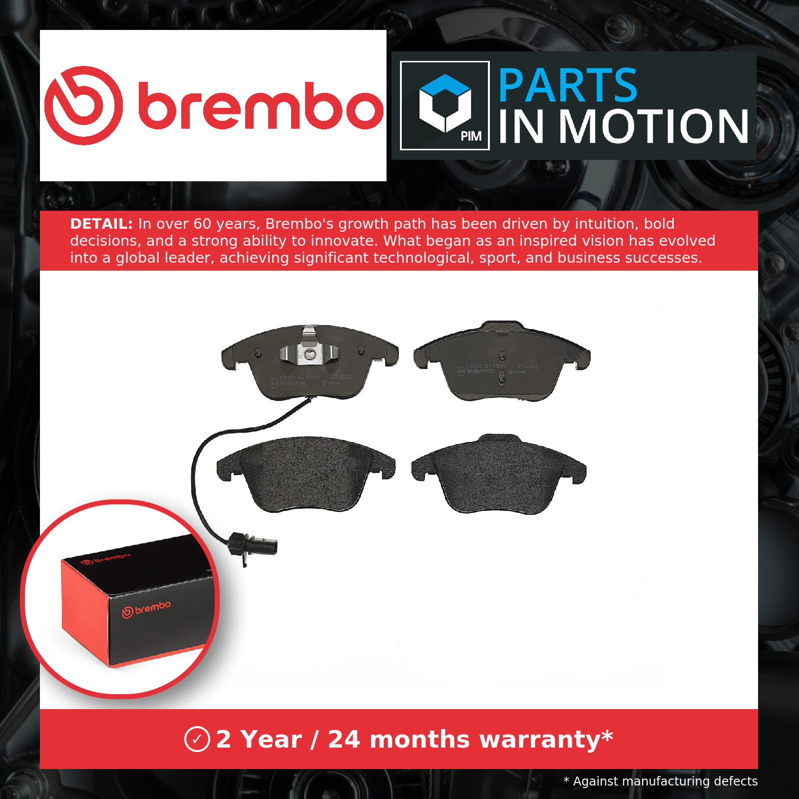 Brake Pads Set Front Brembo P85113X 8K0698151A 8K0098301F 8K0698151F 8K0698151P - Image 15