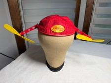 Vintage 1968 Spinner Topp Beanie Felt 2 Propeller Hat Arlington Hat Co - RARE