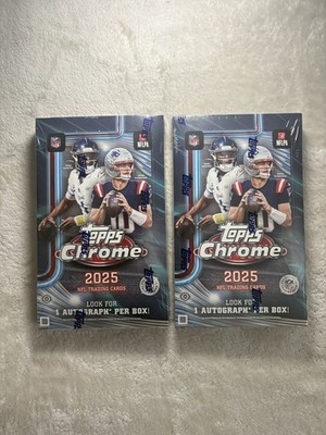 (1x) 2025 Topps Chrome Football Hobby Box Inhand Ready to Ship