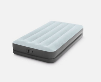 Intex Mid-Rise Airbed with FastFill USB Pump   Twin Size, 12  Height - USED