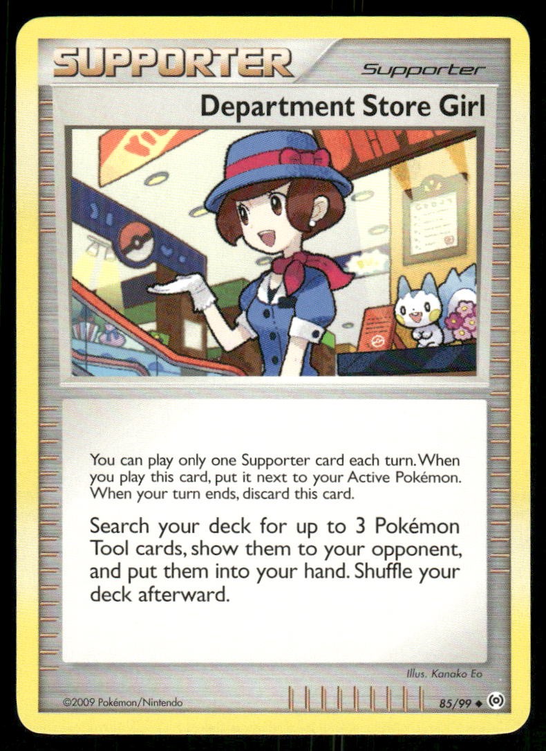 2009 Pokemon Department Store Girl Uncommon Arceus 85/99 NM
