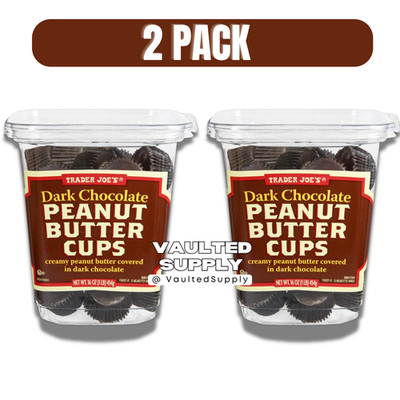 Trader Joe s Dark Chocolate Peanut Butter Cups (2-Pack, 16 oz Each)