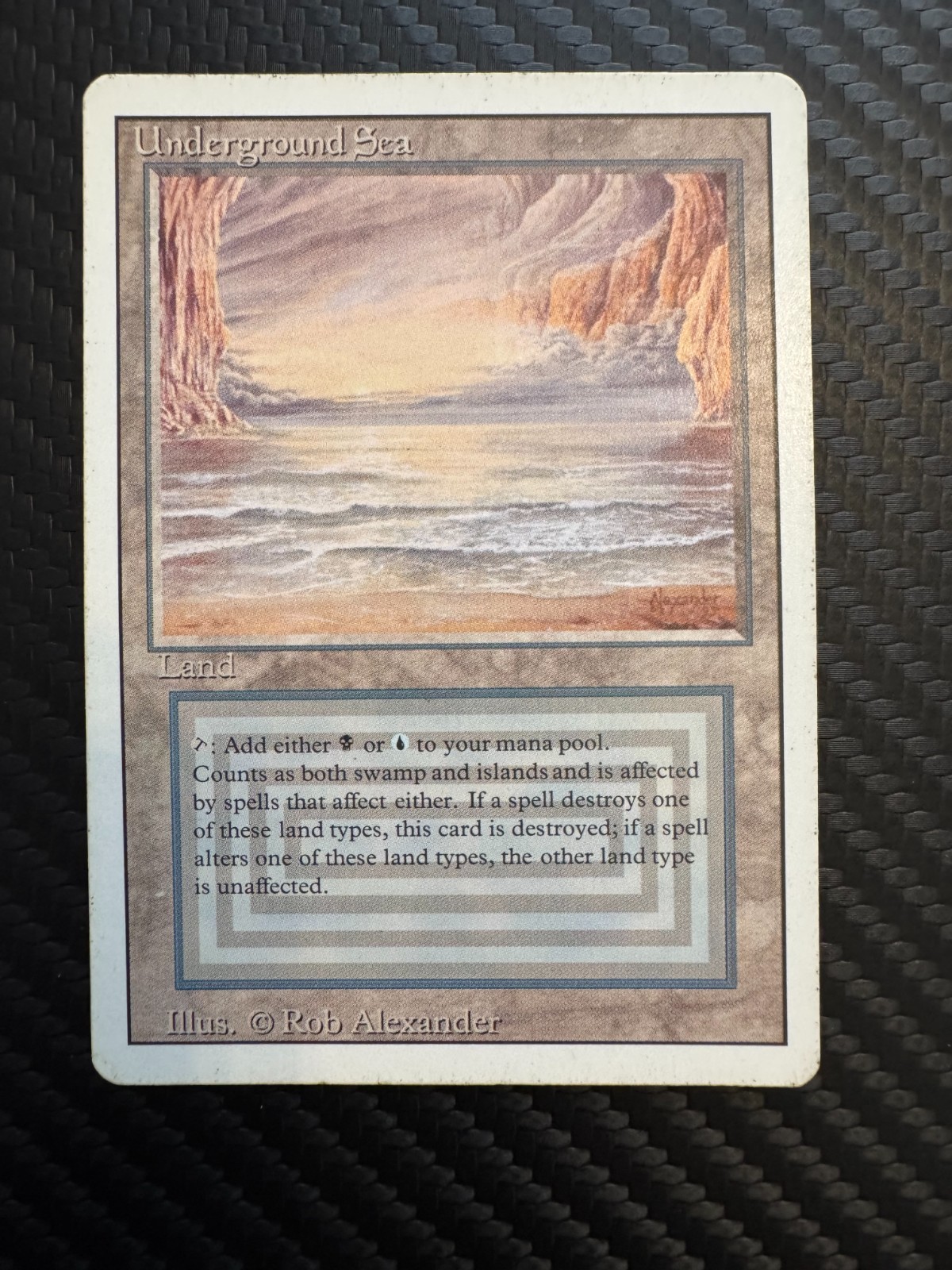 Underground Sea (English) Dual Land - Magic The Gathering (MTG Revised Edition)