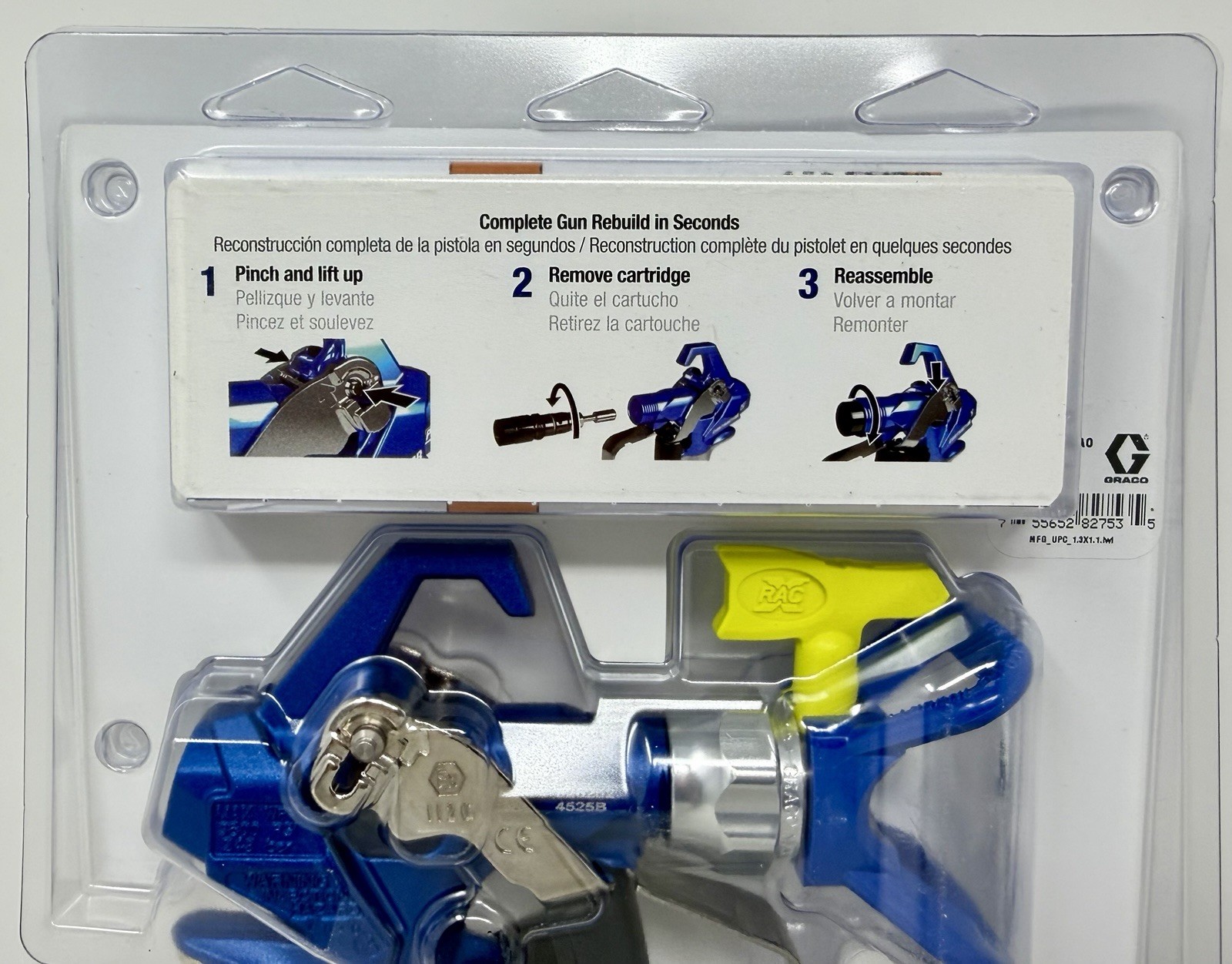 New Graco 826252 Contractor PC Compact RAC X Airless Paint Spray Gun SHIPS FREE!