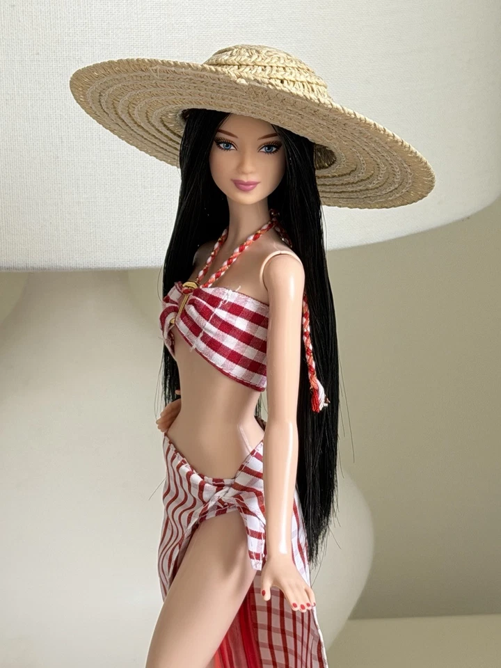 Barbie Basics # 04 2025 ~ personalizado sin pecas ~ negro de arranque ~ cuerpo de musa Foto 2 de 4