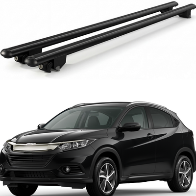 #ad #ad For Honda HR V 2016–2022 Roof Rack Cross Bars Black Aluminum 2 Bar Set $103.99