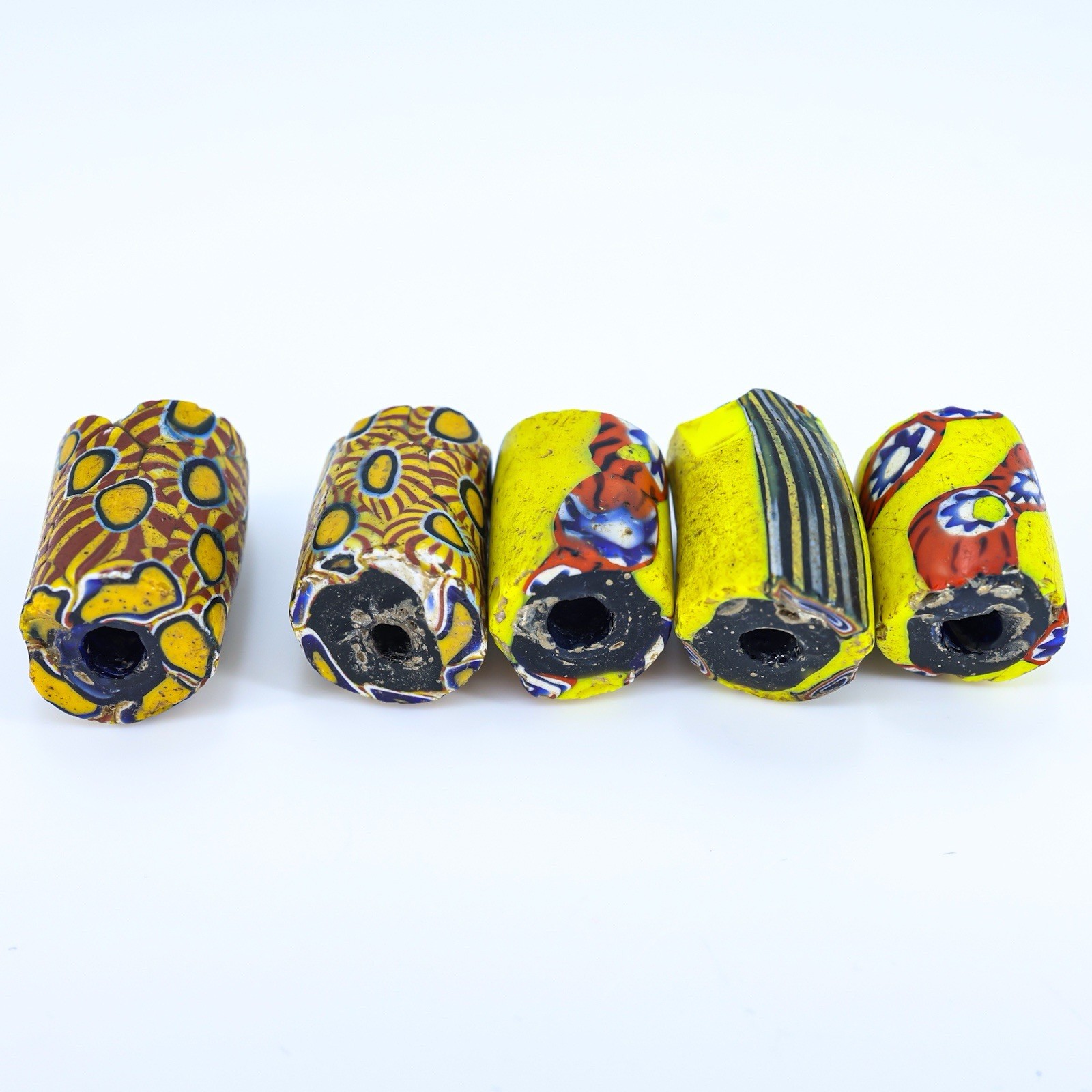 Vintage Antique Venetian Millefiori African Trade Beads Lot of 21, 10 ...