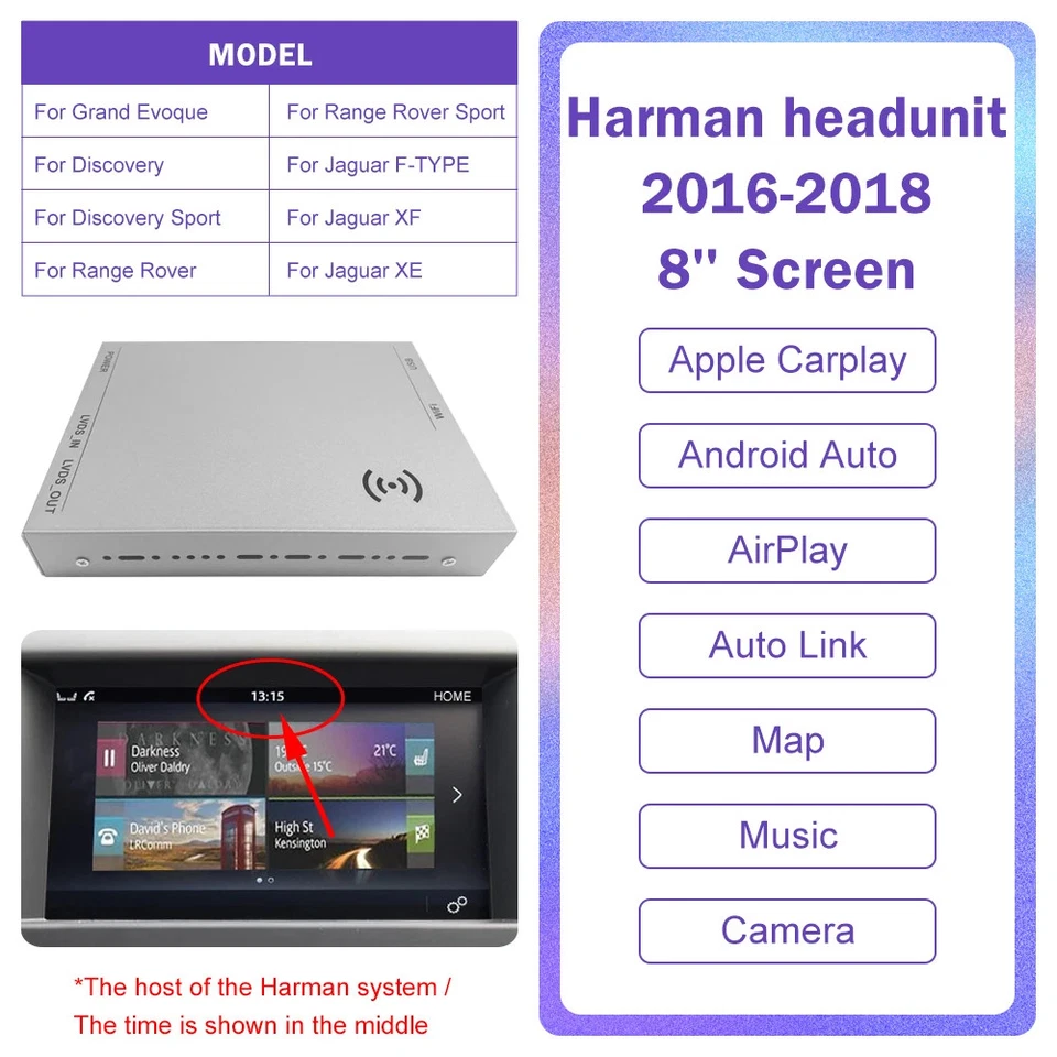 Drahtloses CarPlay & Android Auto 1-DIN Auto-Navigation mit USB – - Bild 2 von 2