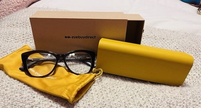 Eyebuydirect Jenna BROWN Medium Cat Eye Glasses Frames Only - New with Case