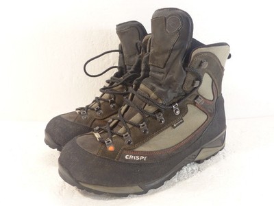 Men's Crispi Colorado GTX Gore-Tex Lace-Up Leather Hiking Boots Black Size 12.5