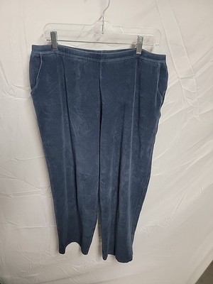 LL Bean Lounge Pants Corduroy Size 1x Plus Blue Casual Grandpa Core Dadcore