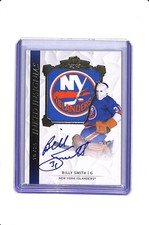 2020-21 THE CUP INKED INSIGNIAS ISLANDERS PATCH AUTO BILLY SMITH 10/25 #II-BS