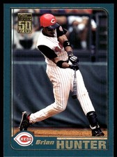 Brian Hunter 2001 Topps #199 Cincinnati Reds MLB READ FREE SHIPPING AutographDen