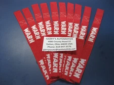 10 PC Genuine Warn 69645 38293 Replacement Red Hook Strap Pull Winch Logo Safety