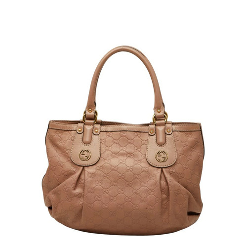 Gucci Scarlet Handbag Tote Bag 269953 Pink Leather Ladies Used