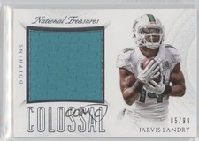 2015 Panini National Treasures Colossal Materials 5/99 Jarvis Landry #CM-JL s7f