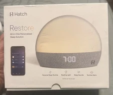 Genuine Hatch Restore Sleep Assistant Sound Machine White RESTORE02 New Sealed