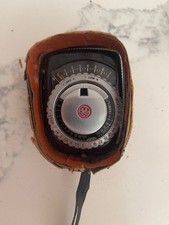 Vintage General Electric Exposure Meter Type PR-1 with Leather Case
