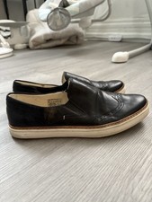 UGG Leather Slip On Sneakers