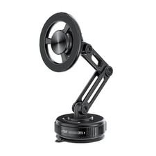 Electric Vacuum Suction Phone Holder Adjustable Foldable Car Mount Rack