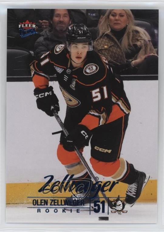 2024-25 Upper Deck Fleer Ultra Rookies Blue Foil 236/399 Olen Zellweger #250 u8j