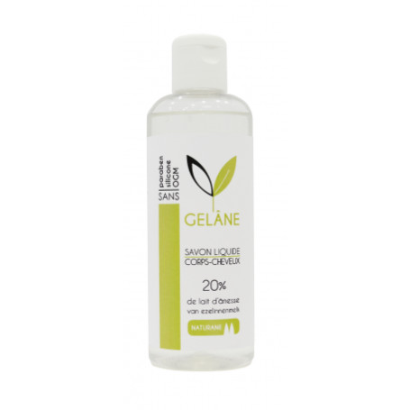 Gel Douche Gelâne au Lait d'Anesse hydratant pour peaux sèches