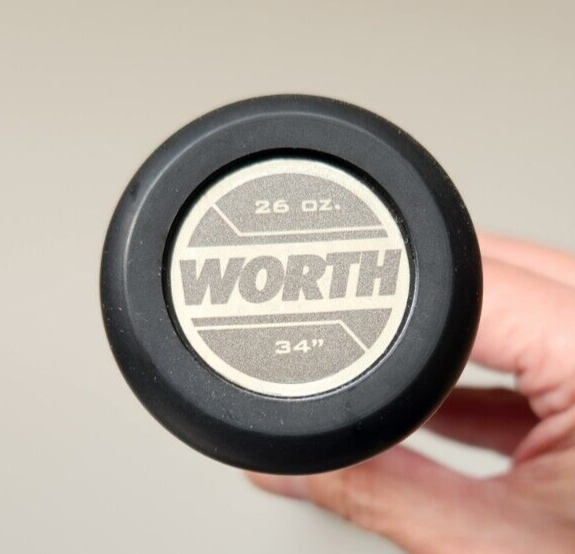 Batte De Softball Worth Legit Watermelon XL – 34 Pouces 26,5 Oz – USSSA Slowpitch, Rechargée