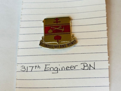 US Military DUI Insignia Pin - 317th Engineer Battalion | eBay
