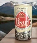 Vintage Collectible Pearl Fine Lager Beer Can 12 oz bottom opened — photo 1