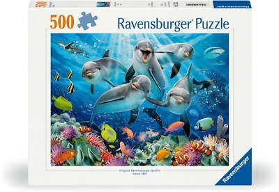 500 Teile Ravensburger Puzzle Delfine im Korallenriff 12000200