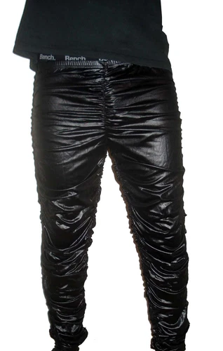BRAND MENS  ROCK PUNK WETLOOK ANIMAL PANTS MEGGINGS RATS S M L XL 2XL 3XL 4XL