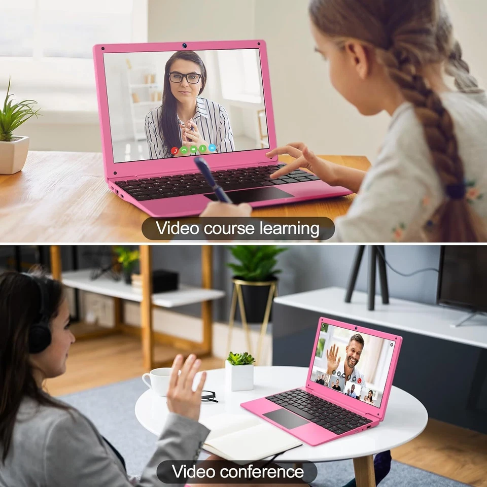 Laptop Computer 10.1'' Quad Core Android 12.0 Netbook Für Kinder und Erwachsene - Bild 2 von 4