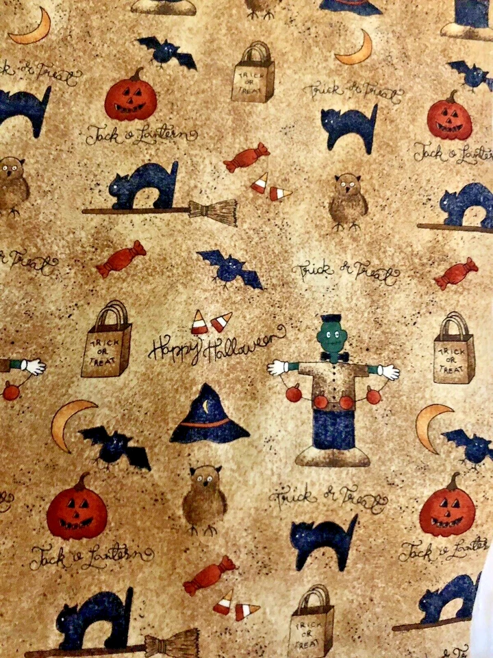 De colección Debbie Mumm Mumms la Palabra Halloween Monstruos Gatos Murciélagos Jack O Linternas BTFQ Foto 3 de 4