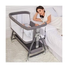 3 in 1 Baby Bassinet Bedside Sleeper, Bedside Bassinet for Baby, Rocking Bass...
