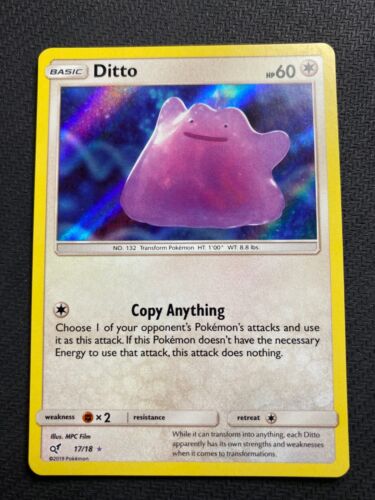 Ditto - 17/18 Detective Pikachu (Pokemon) Holo Rare - Picture 1 of 2