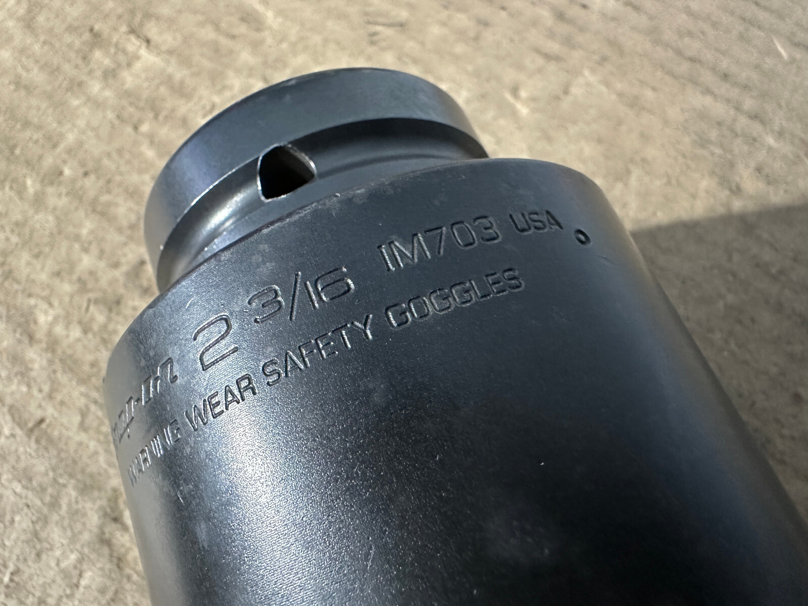 snap-on-tools-im703-1-drive-6-point-2-3-16-impact-socket-usa-mint