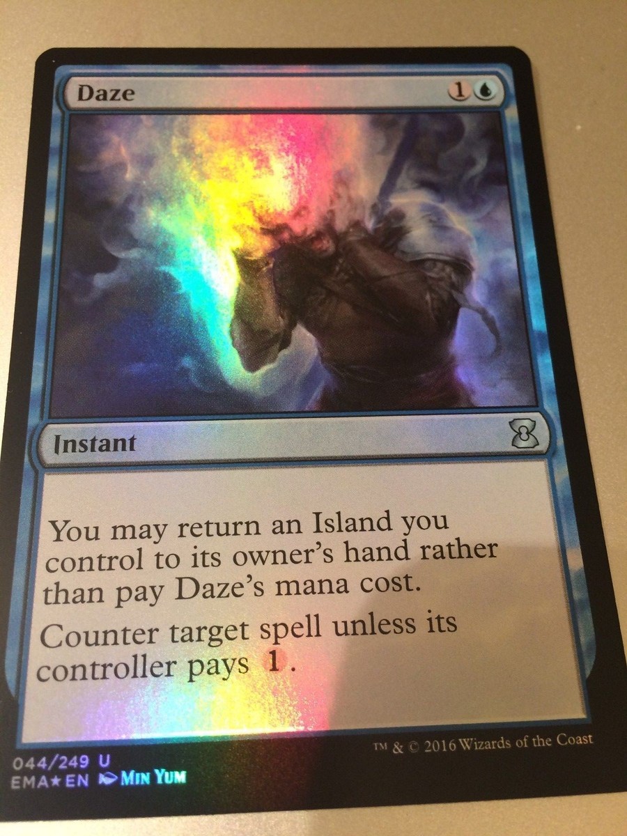 MTG Magic ♢ Eternal Masters ♢ Daze English FOIL Mint | eBay