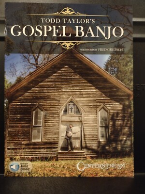 Todd Taylor Gospel Banjo Sheet Music Banjo Book W/ Online Audio Code Brand New 