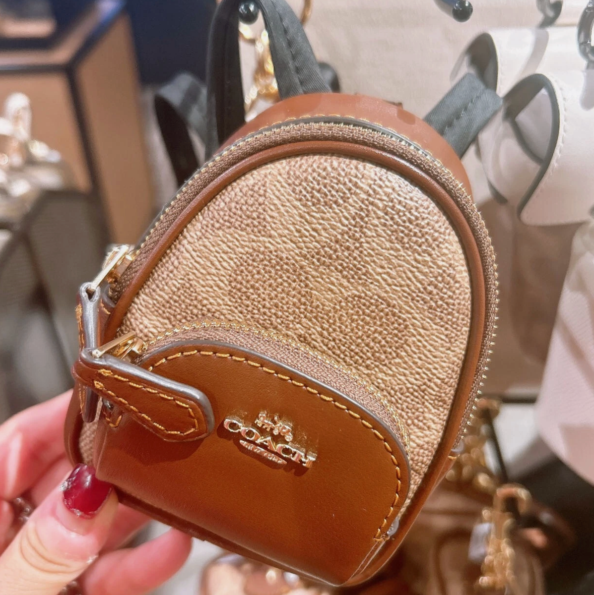 NWT Coach Mini Court Backpack Bag Charm CC315/CAP03/CX066 | eBay
