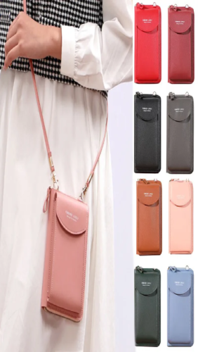 Autumn Women Wallet Bag Solid Leather Shoulder Straps Shoulder Bag Mobile Phone - 第 1/13 張圖片