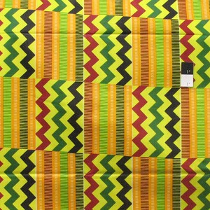 fabric african polished yard cotton kente tribal textiles