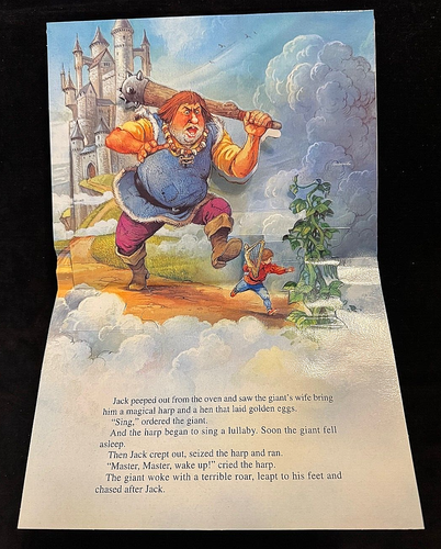 Jack and the Beanstalk Fairy Tale A Pop-Up Book Hardcover Children's Book - Foto 4 di 5