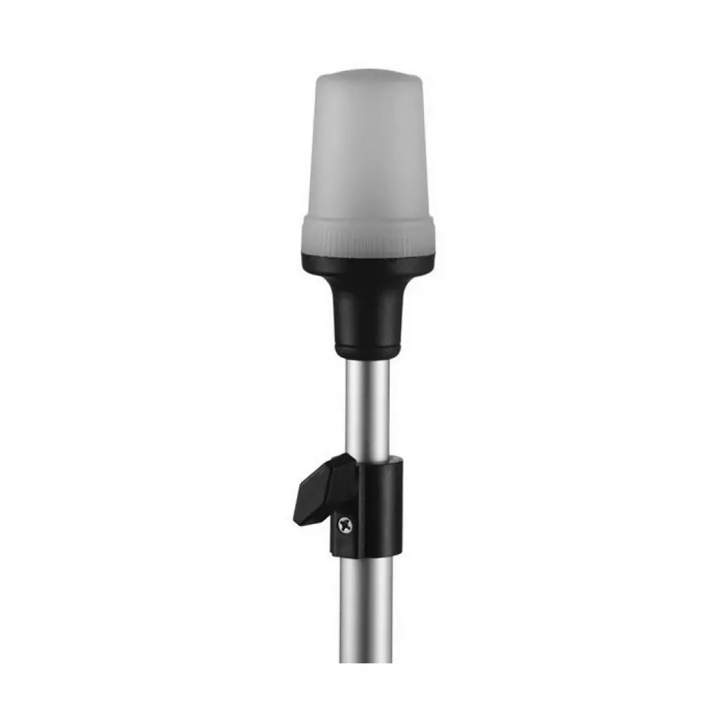 Telescoping light pole outlet