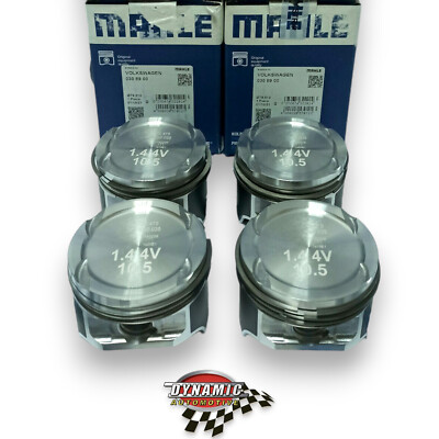 4X MAHLE KOLBEN 77,01MM 1,4l 16V FÜR VW SEAT ŠKODA AFK ANM AQQ BBY BCA AXP APE